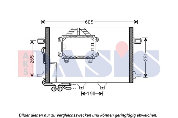 AKS DASIS Kondensaator,kliimaseade 122030N